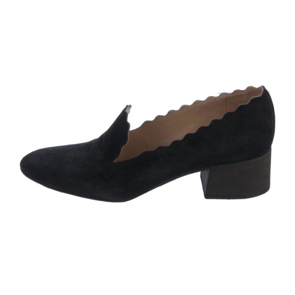 Chloé Loafers Black Suede Lauren size 38 - Picture 4 of 7